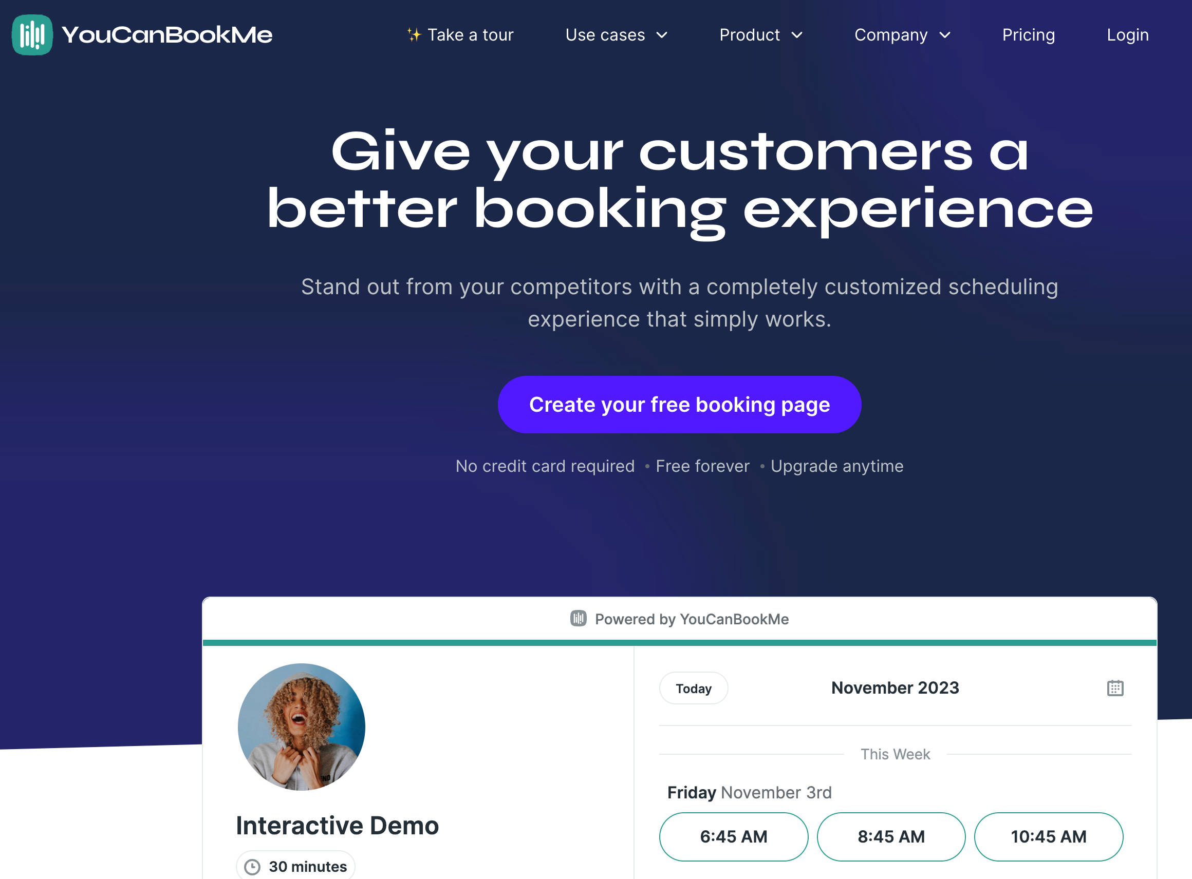 Youcanbookme Home Page